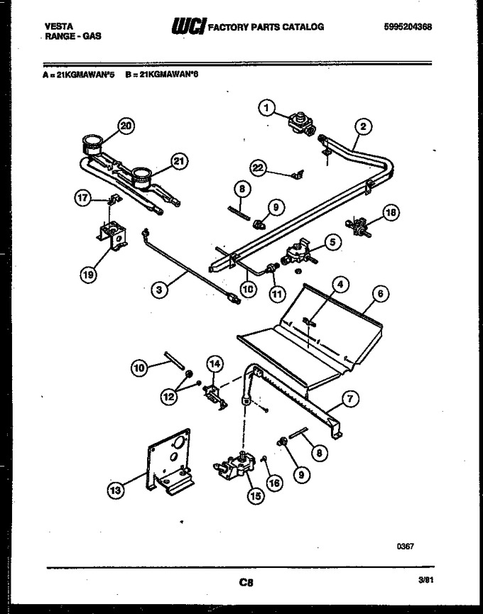 Diagram for 21KGMAWAN5-66