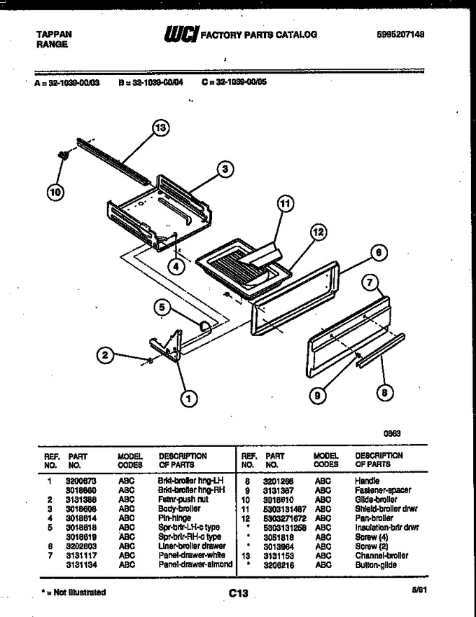 Diagram for 32-1039-00-03