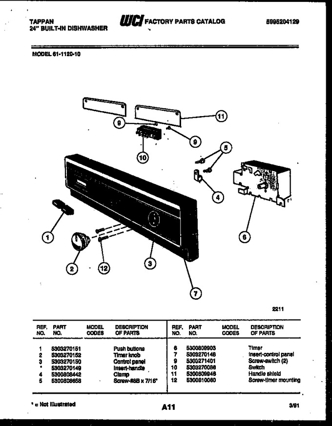 Diagram for 61-1120-10-00