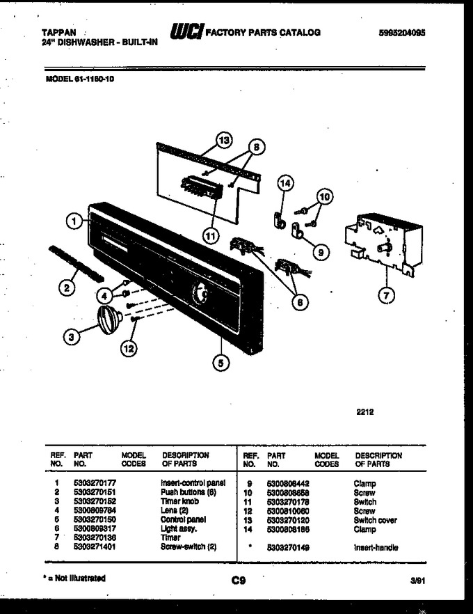 Diagram for 61-1160-10-00