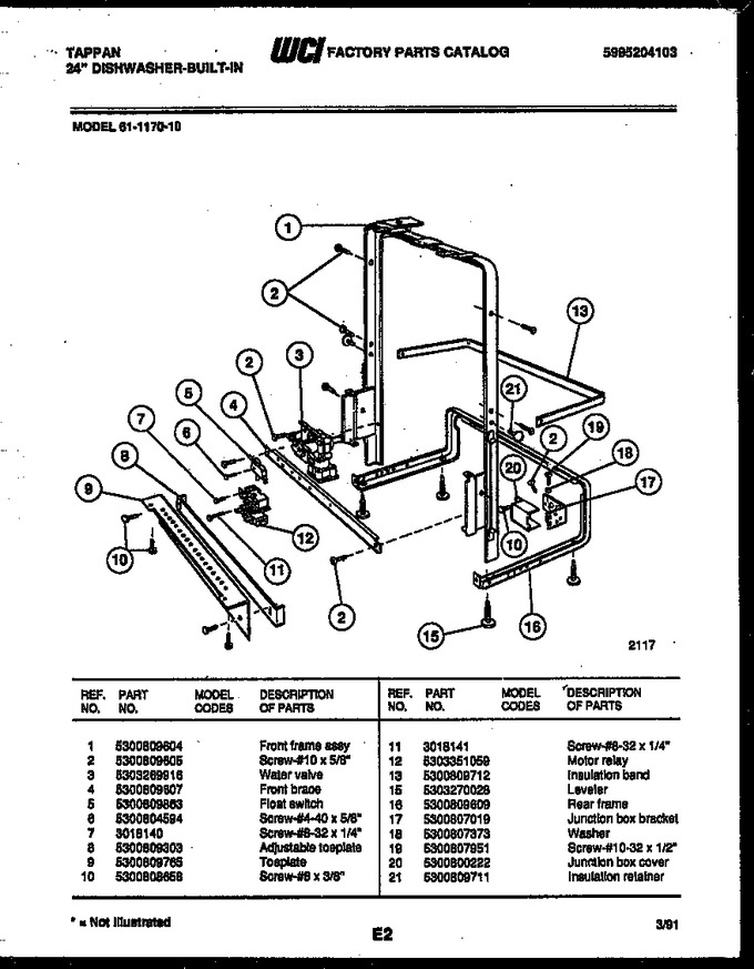 Diagram for 61-1170-00