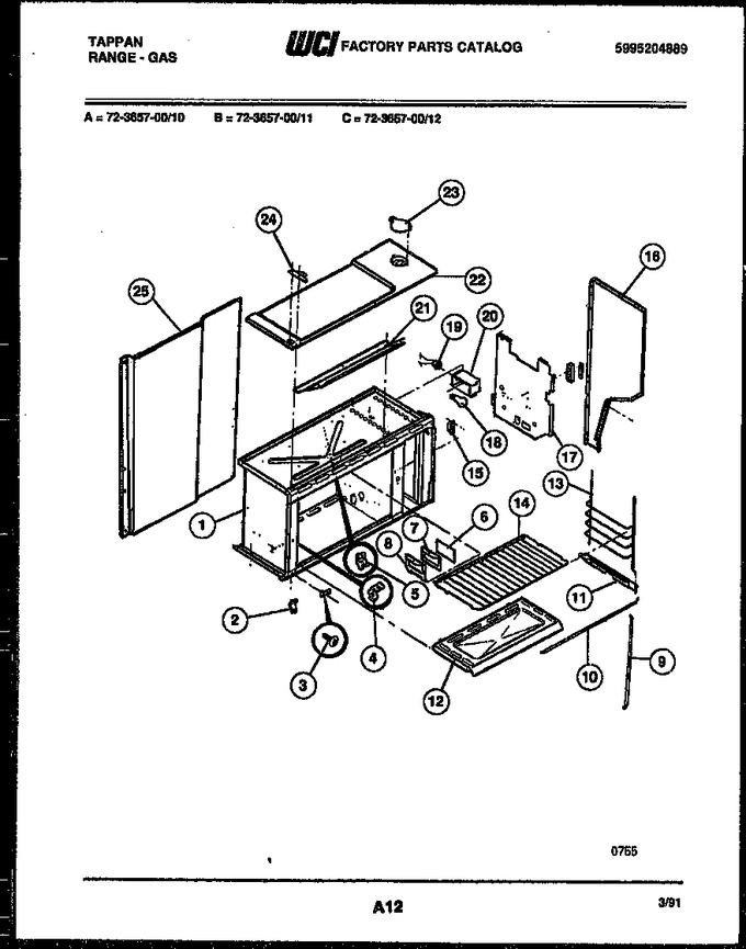 Diagram for 72-3657-00-12