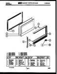 Diagram for 09 - Upper Oven Door Parts