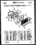 Diagram for 04 - Lower Oven Door Parts