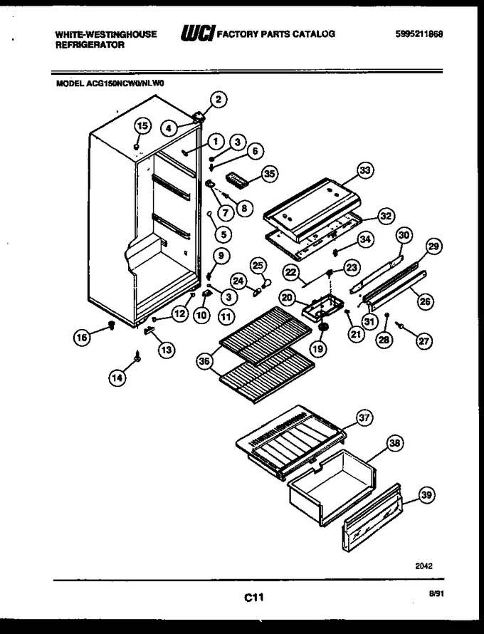 Diagram for ACG150NLW0