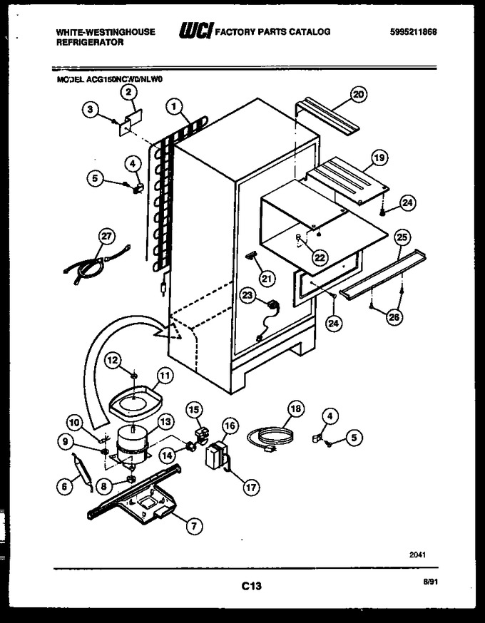 Diagram for ACG150NLW0