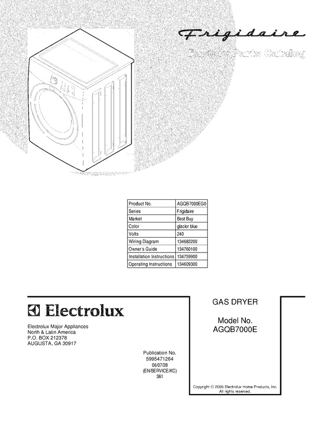 Diagram for AGQB7000EG0