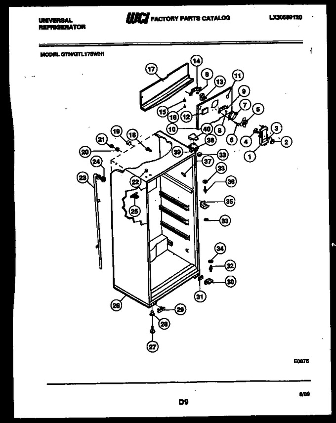 Diagram for AGTN175WH1-57