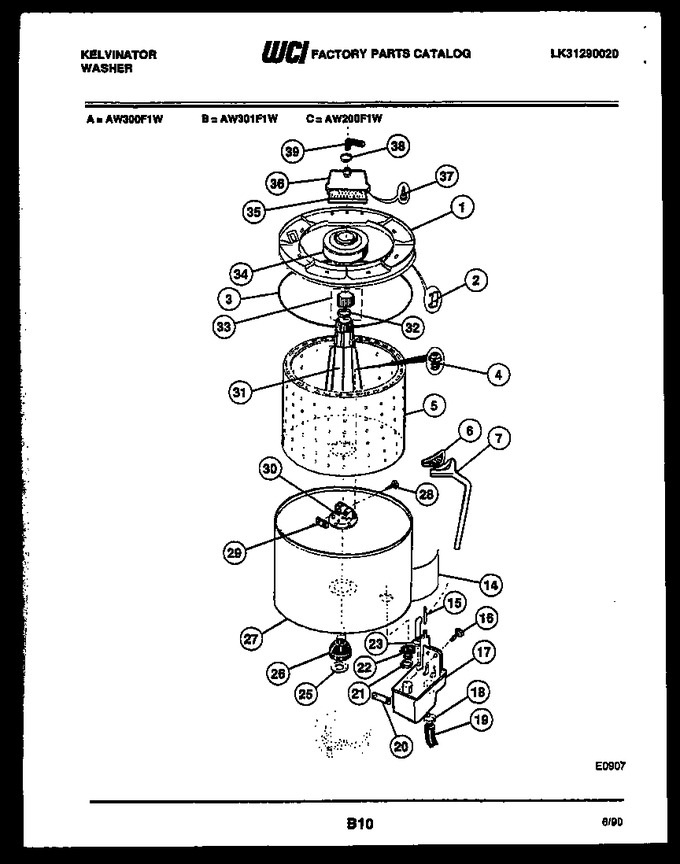 Diagram for AW301F1D
