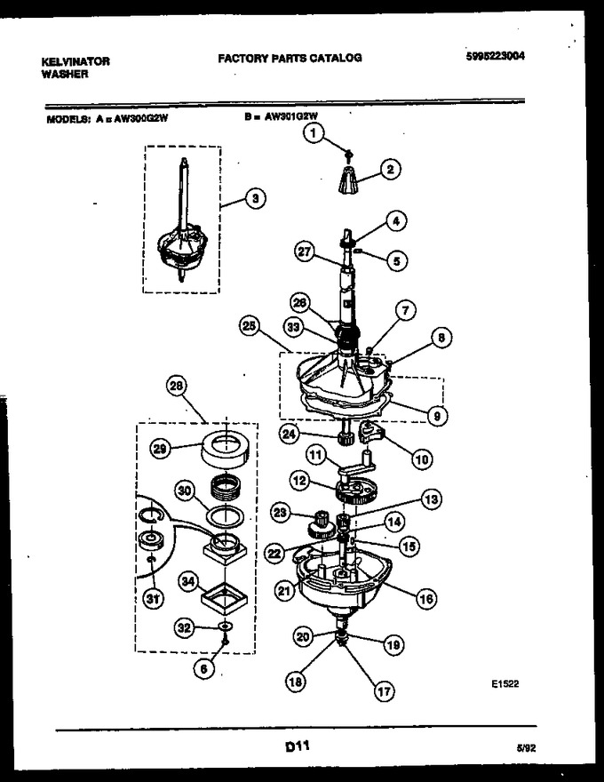 Diagram for AW301G2W