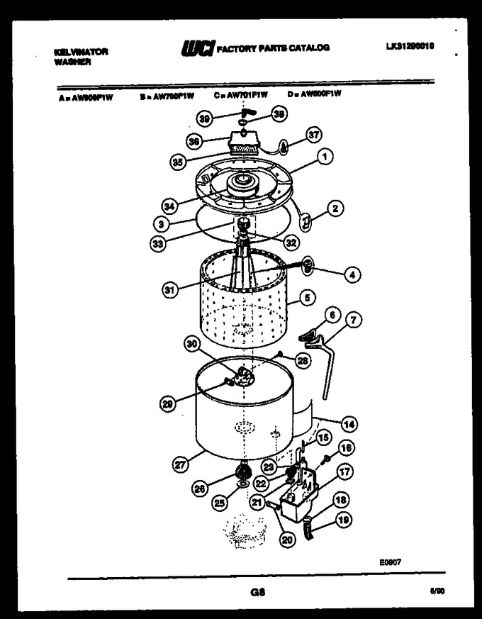 Diagram for AW700F1T