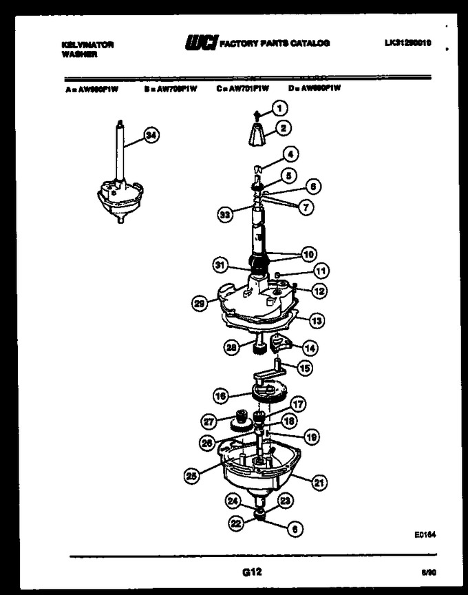 Diagram for AW701F1D