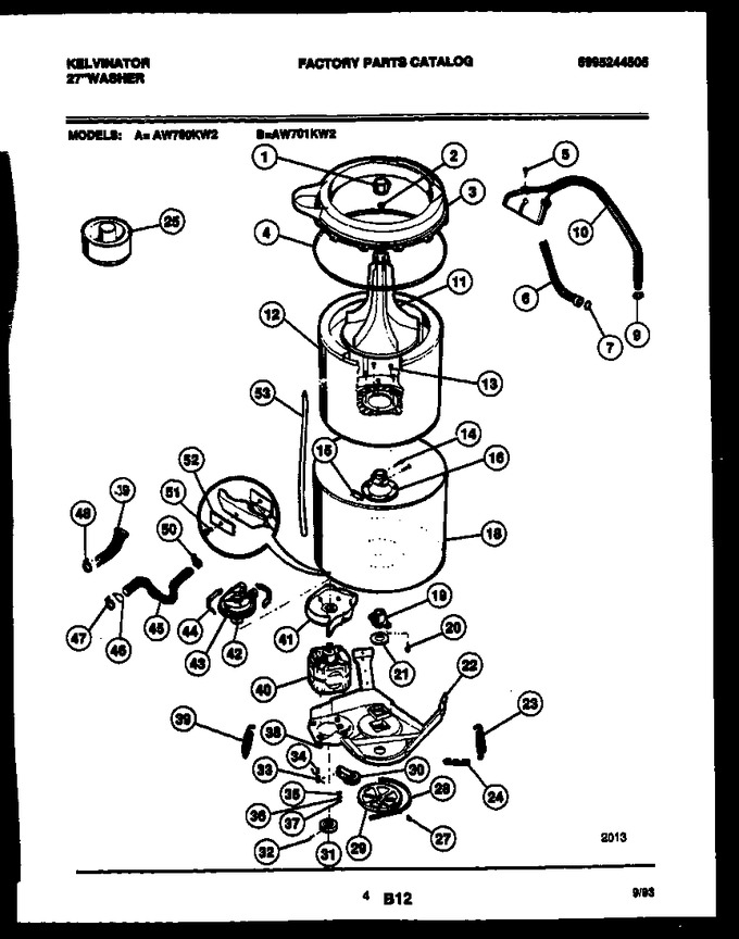 Diagram for AW700KT2