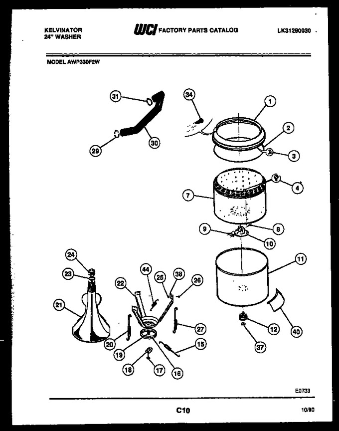 Diagram for AWP330F2D
