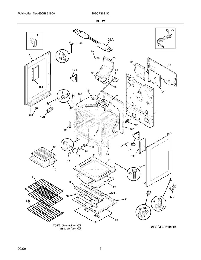 Diagram for BGGF3031KBB