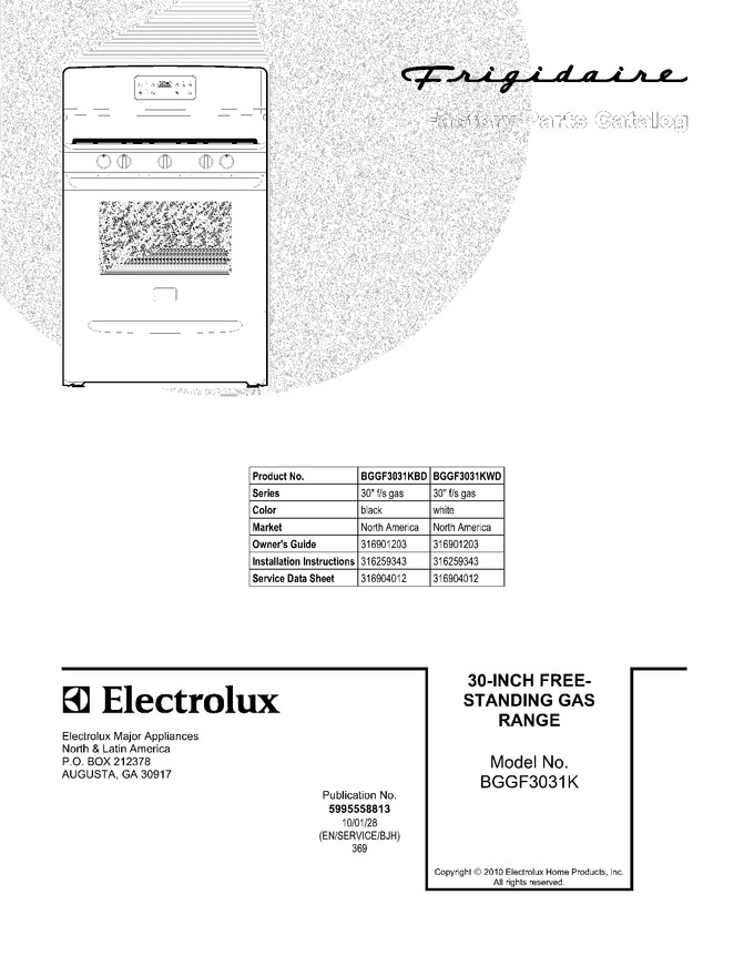 Diagram for BGGF3031KWD