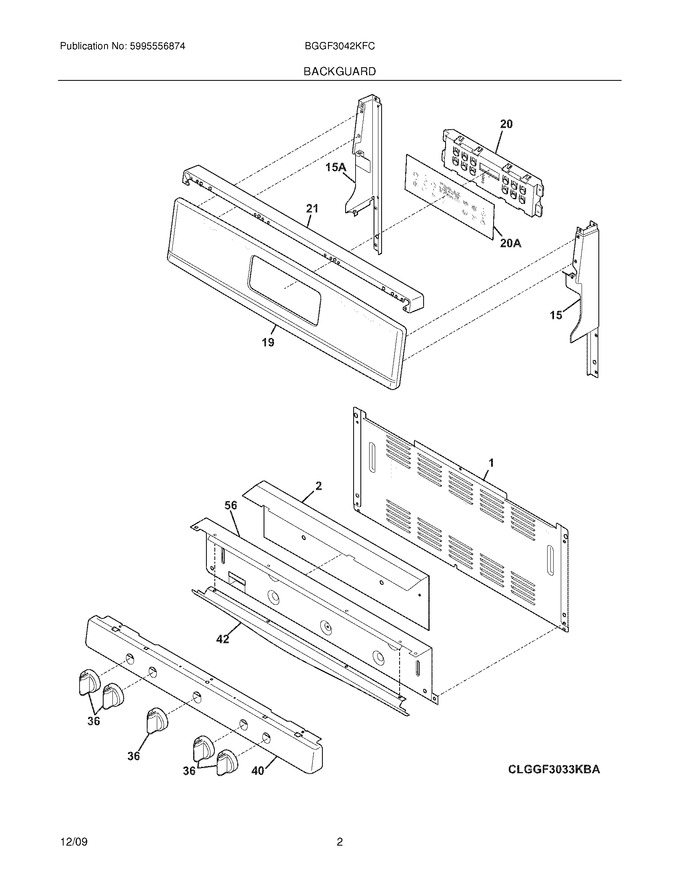 Diagram for BGGF3042KFC
