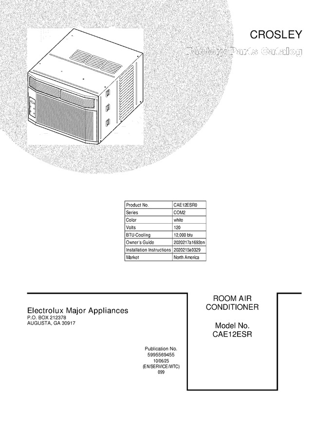 Diagram for CAE12ESR0