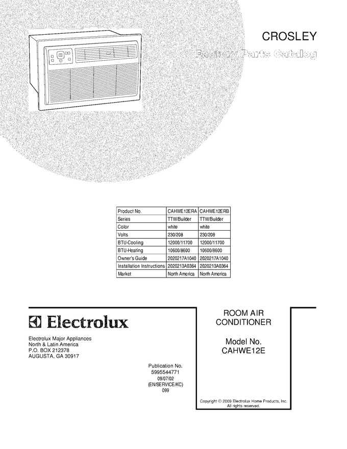 Diagram for CAHWE12ERA
