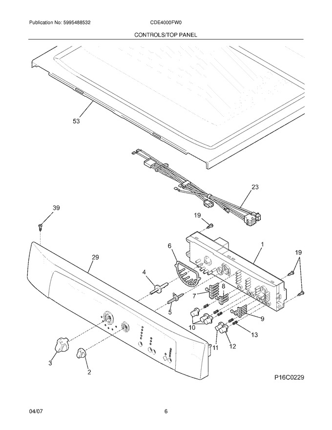 Diagram for CDE4000FW0