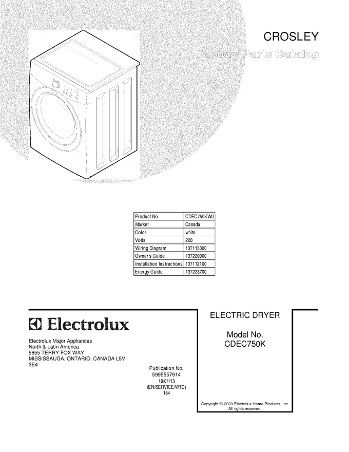 Diagram for CDEC750KW0