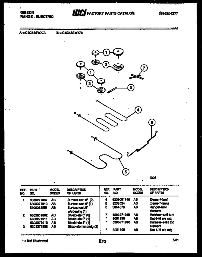Diagram for CEC4S8WXA