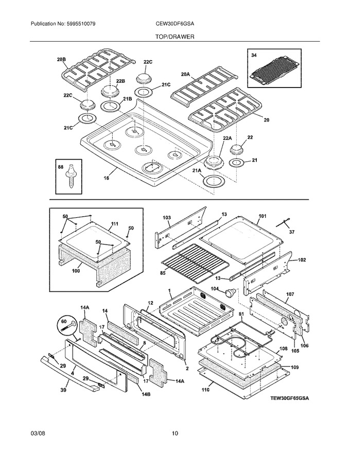 Diagram for CEW30DF6GSA