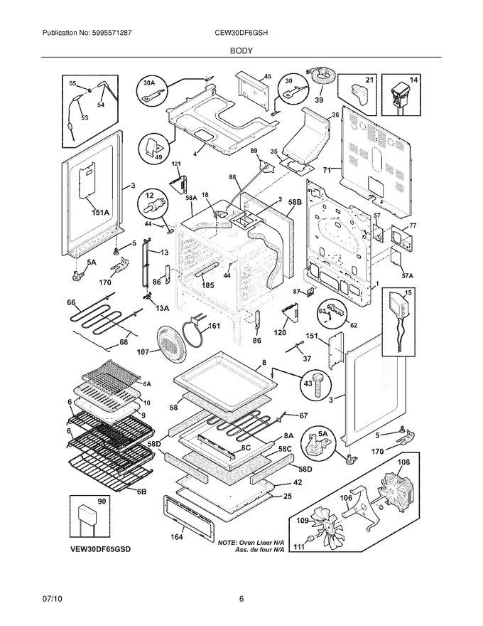 Diagram for CEW30DF6GSH