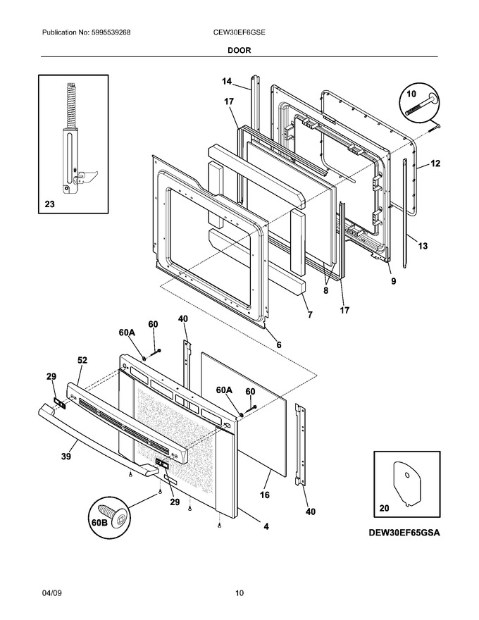 Diagram for CEW30EF6GSE