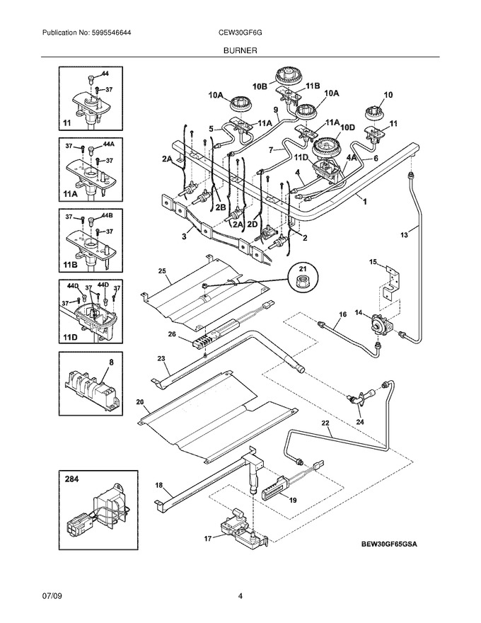 Diagram for CEW30GF6GWC
