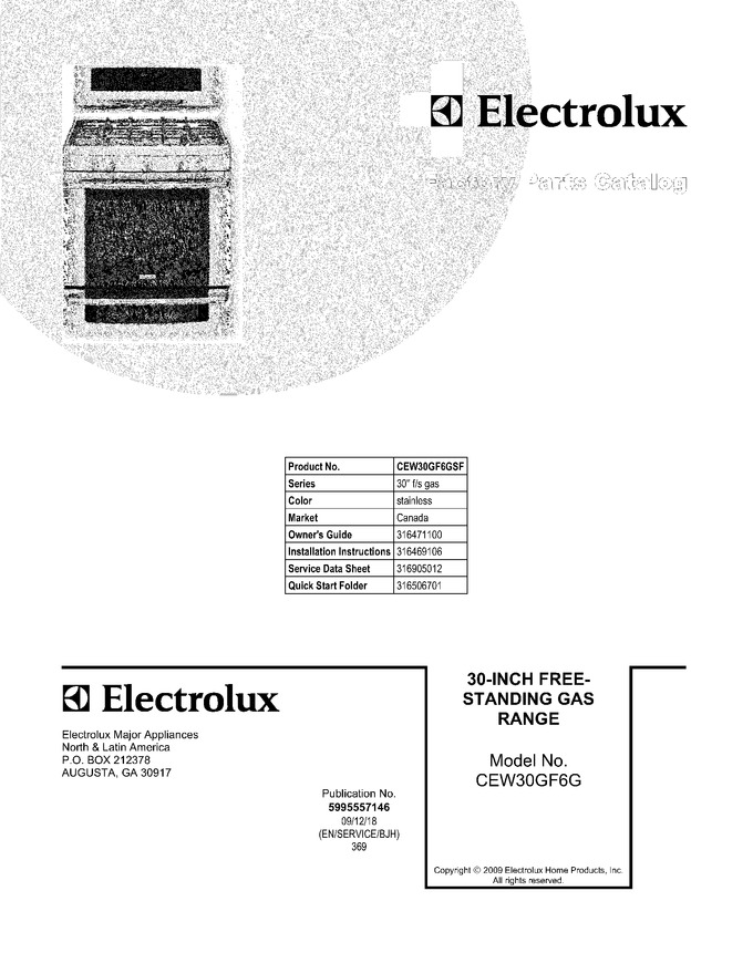 Diagram for CEW30GF6GSF
