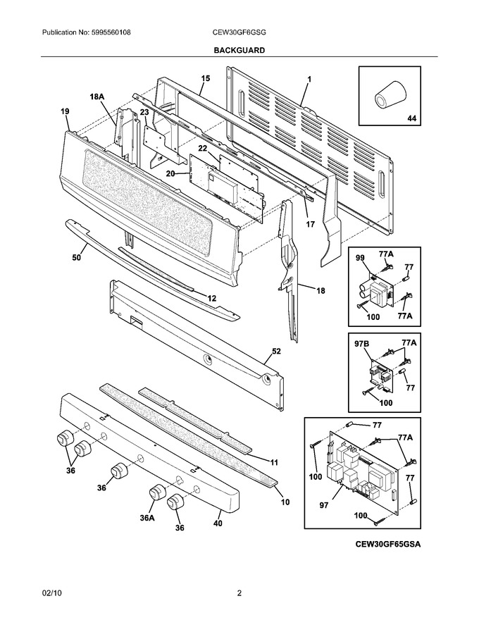 Diagram for CEW30GF6GSG