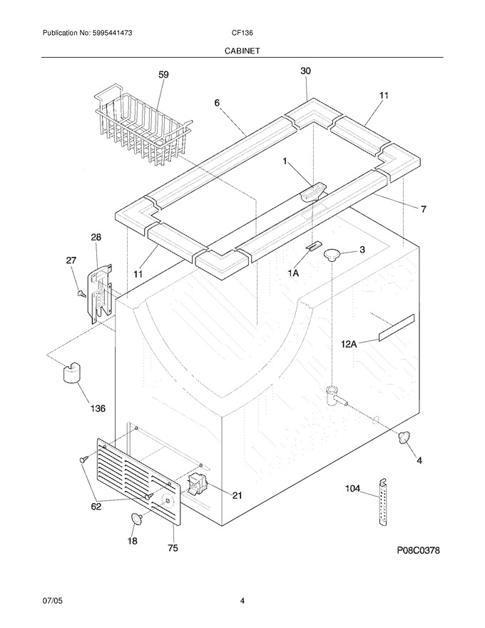 Diagram for CF136