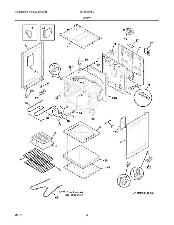 Diagram for CFEF3046LSA