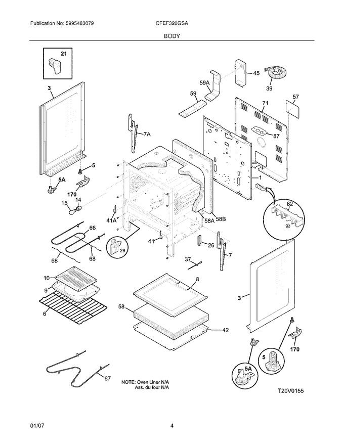 Diagram for CFEF320GSA