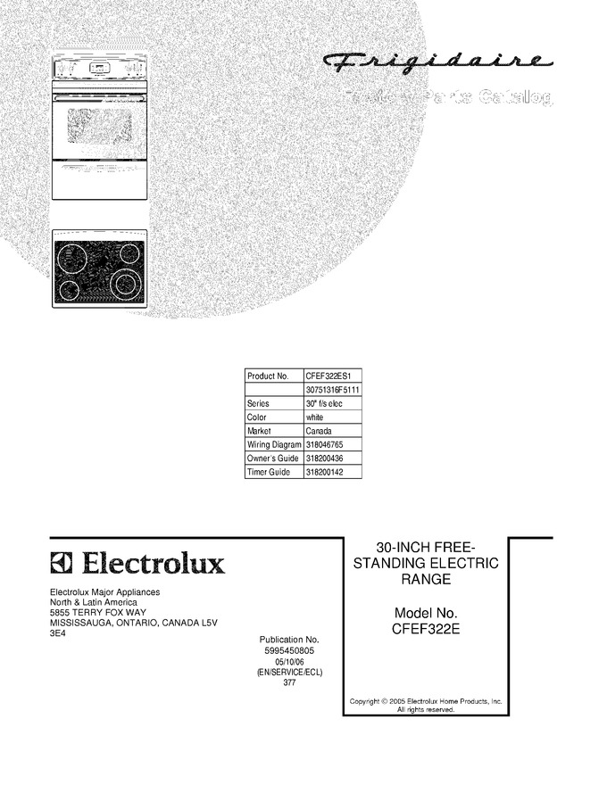 Diagram for CFEF322ES1