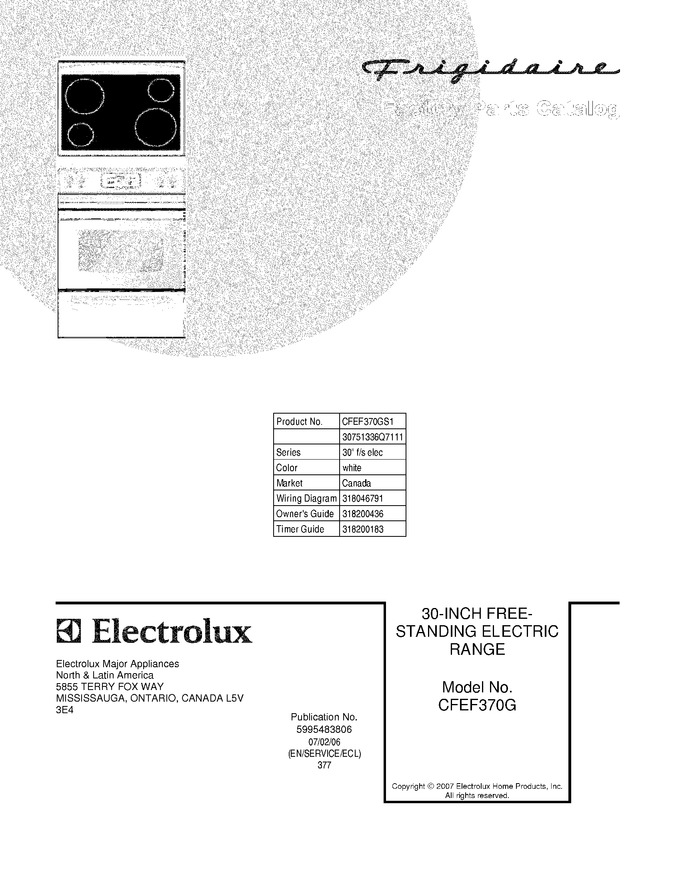 Diagram for CFEF370GS1