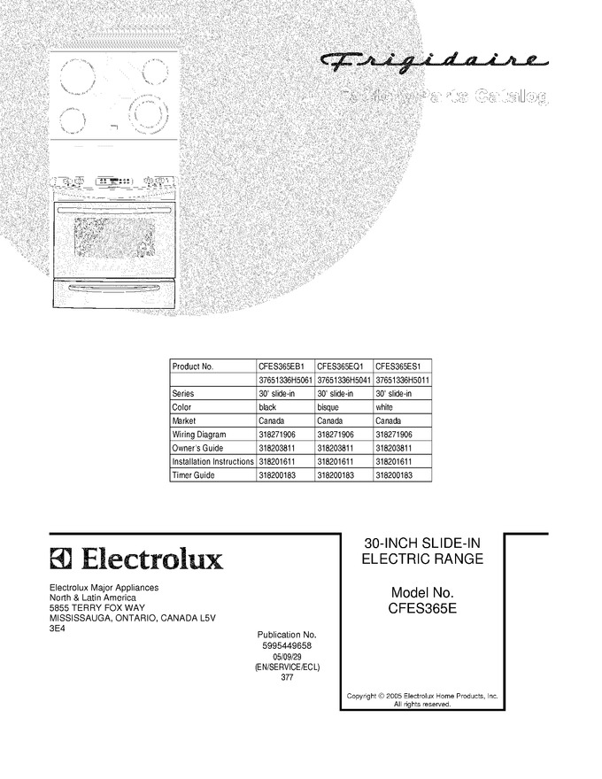 Diagram for CFES365EQ1