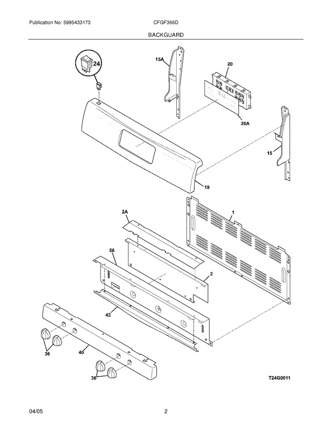 Diagram for CFGF366DSD