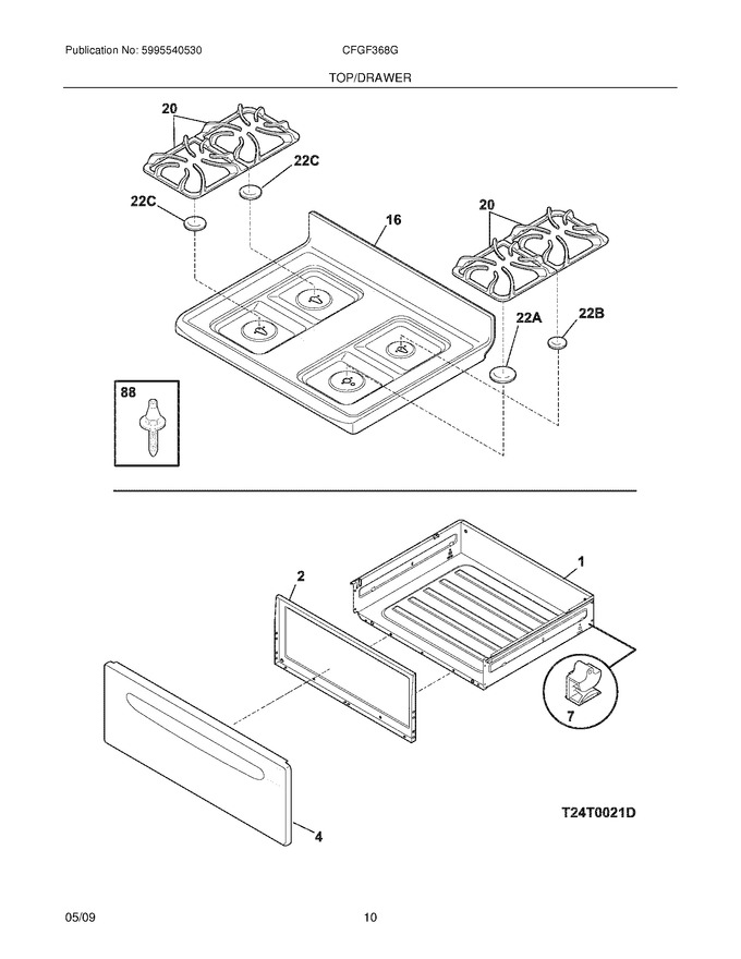 Diagram for CFGF368GBE
