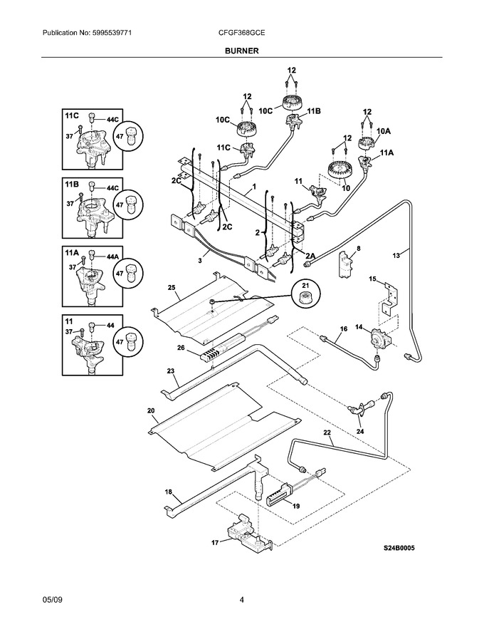 Diagram for CFGF368GCE