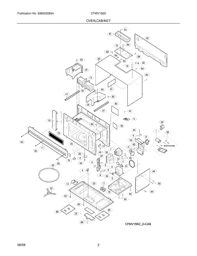 Diagram for CFMV156DBE