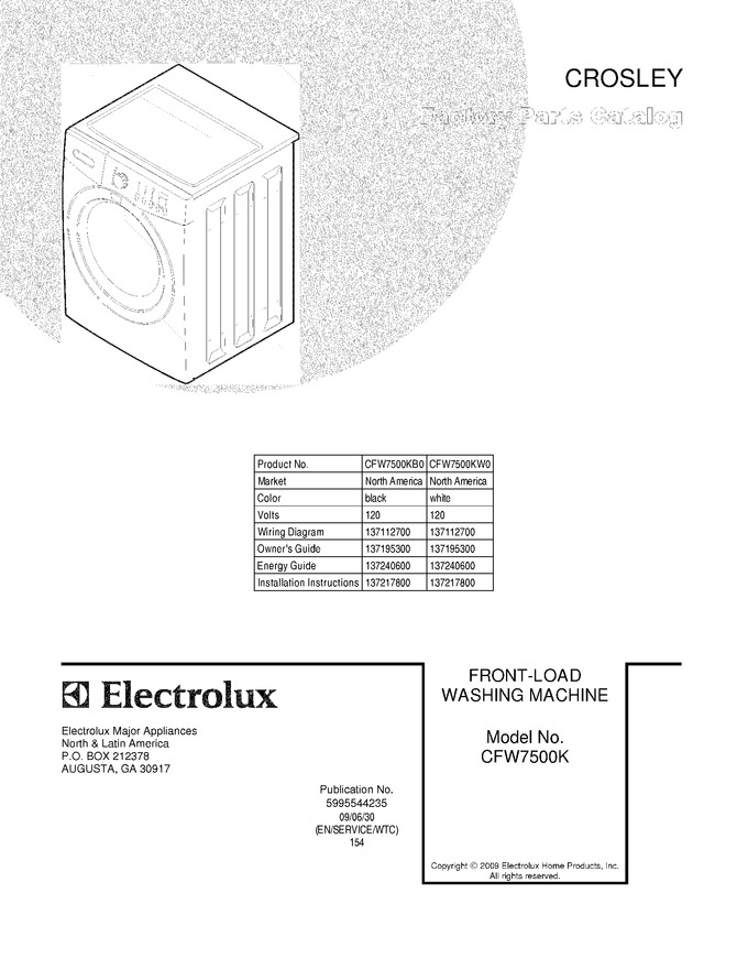 Diagram for CFW7500KB0
