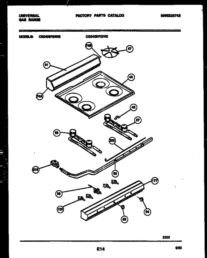 Diagram for CG240SP2L02