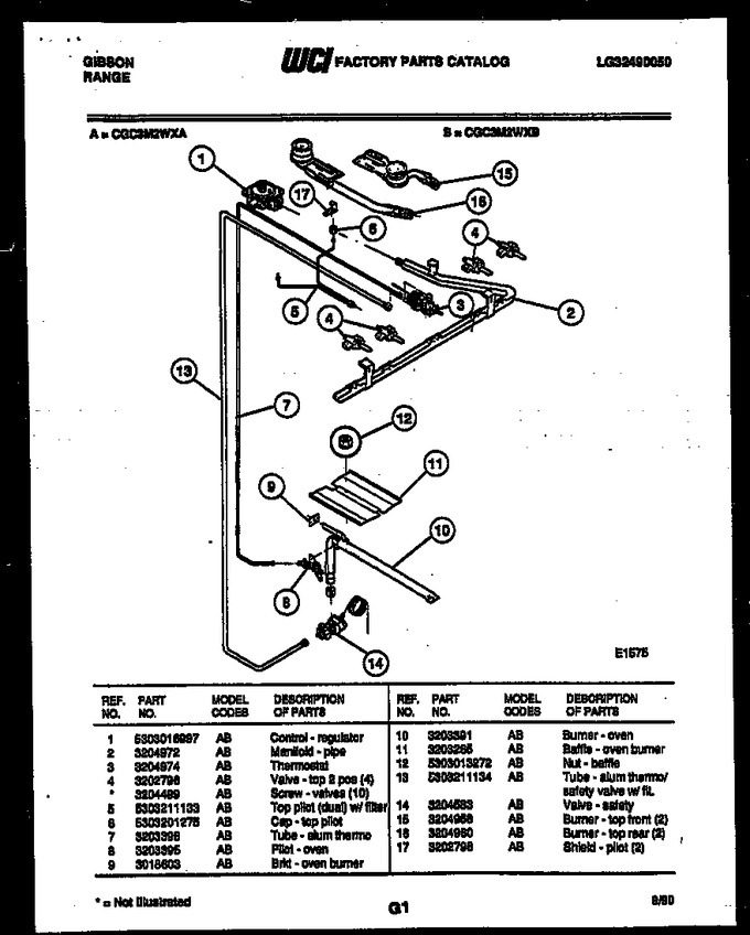 Diagram for CGC3M2WXB