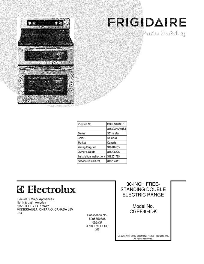 Diagram for CGEF304DKF1