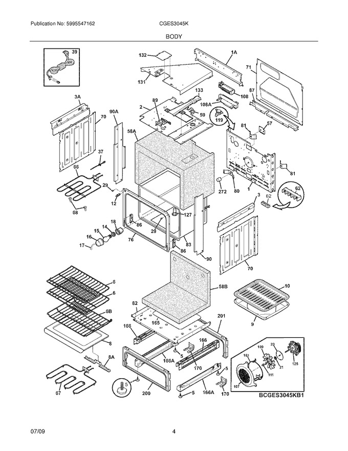 Diagram for CGES3045KW1
