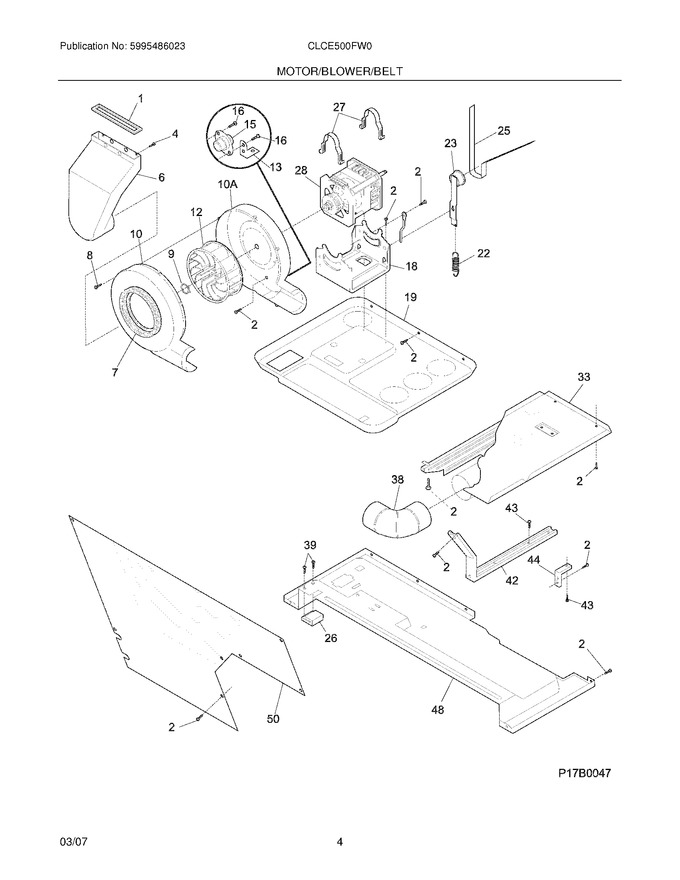 Diagram for CLCE500FW0