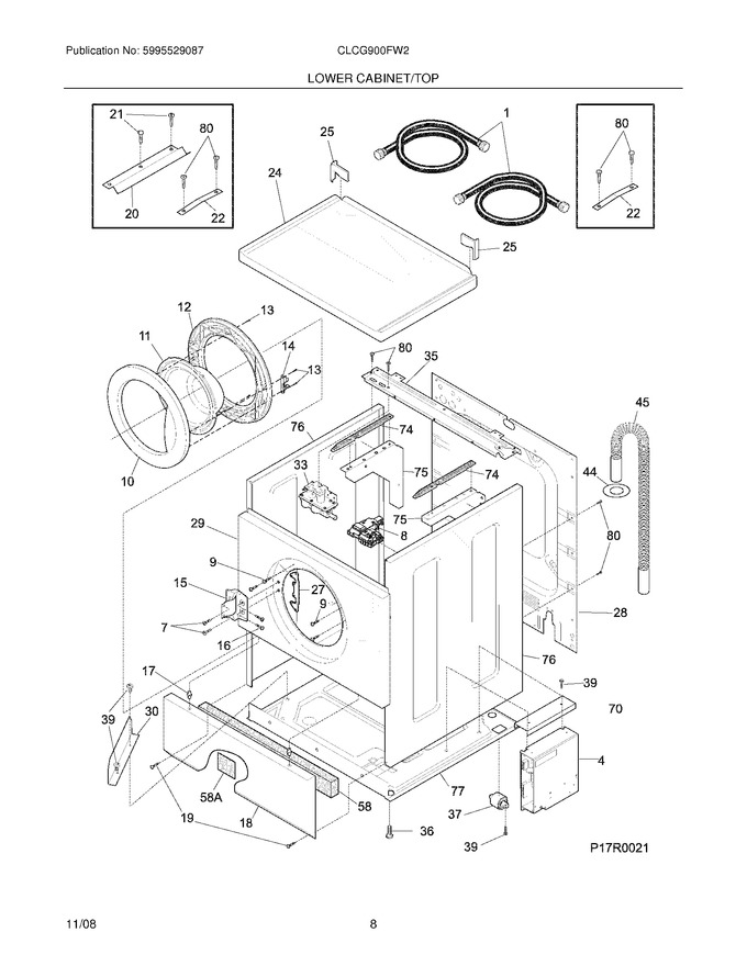 Diagram for CLCG900FW2