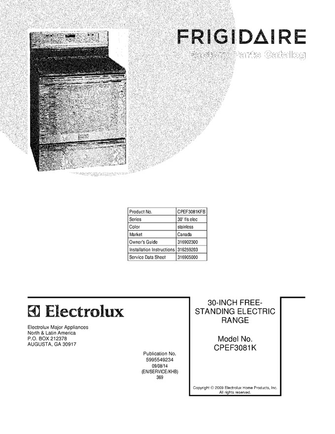 Diagram for CPEF3081KFB